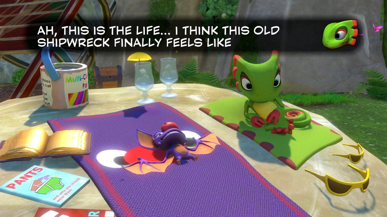 Review Yooka Laylee The Linux Rain